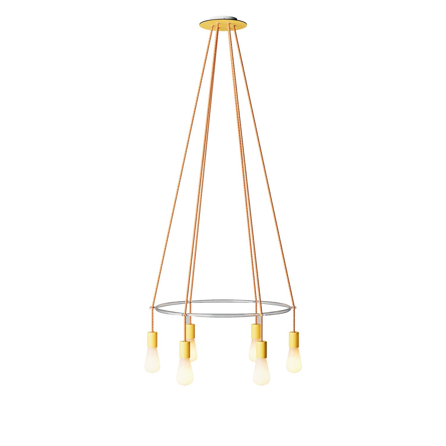 Lustre Cage avec 6 bras Edison ST64