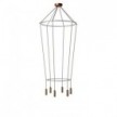 Lustre 2 Cage avec 6 bras P-Light