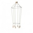 Lustre 2 Cage avec 6 bras P-Light