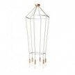 Lustre 2 Cage avec 6 bras P-Light