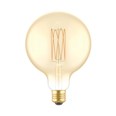 LED Gouden LED Carbon filament lamp C56 Globe G125 7W E27 Dimbaar 2700K