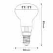 Ampoule LED Silver Mirror R50 4W 470Lm E14 2700K Dimmable - A06