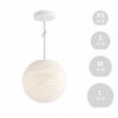 Hanglamp met handgemaakte Sphere Lampenkap