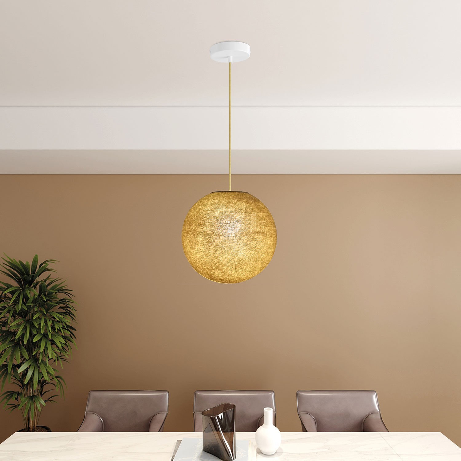 Lampe suspension avec abat-jour Sfera