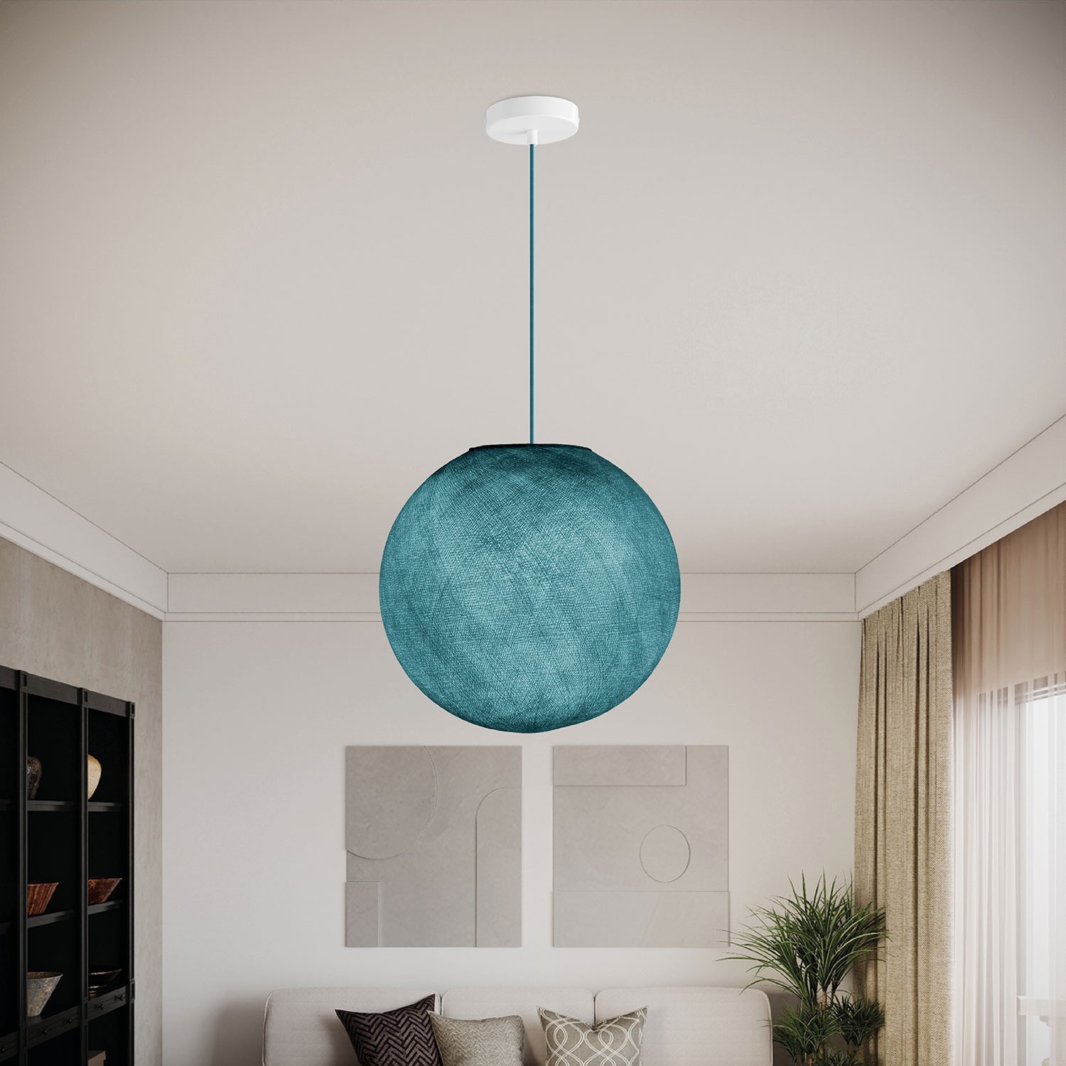 Lampe suspension avec abat-jour Sfera