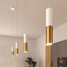 Made in Italy hanglamp compleet met strijkijzersnoer en dubbele Tub-E14 lampenkap