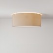 Kleine stoffen plafondlamp - Made in Italy