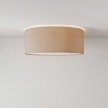 Kleine stoffen plafondlamp - Made in Italy