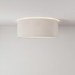 Kleine stoffen plafondlamp - Made in Italy