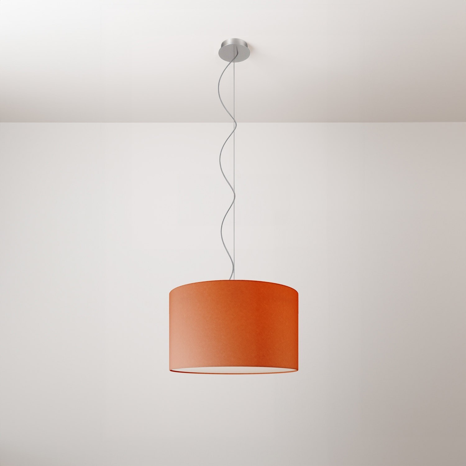 Cilindro stoffen hanglamp Small - Made in Italy