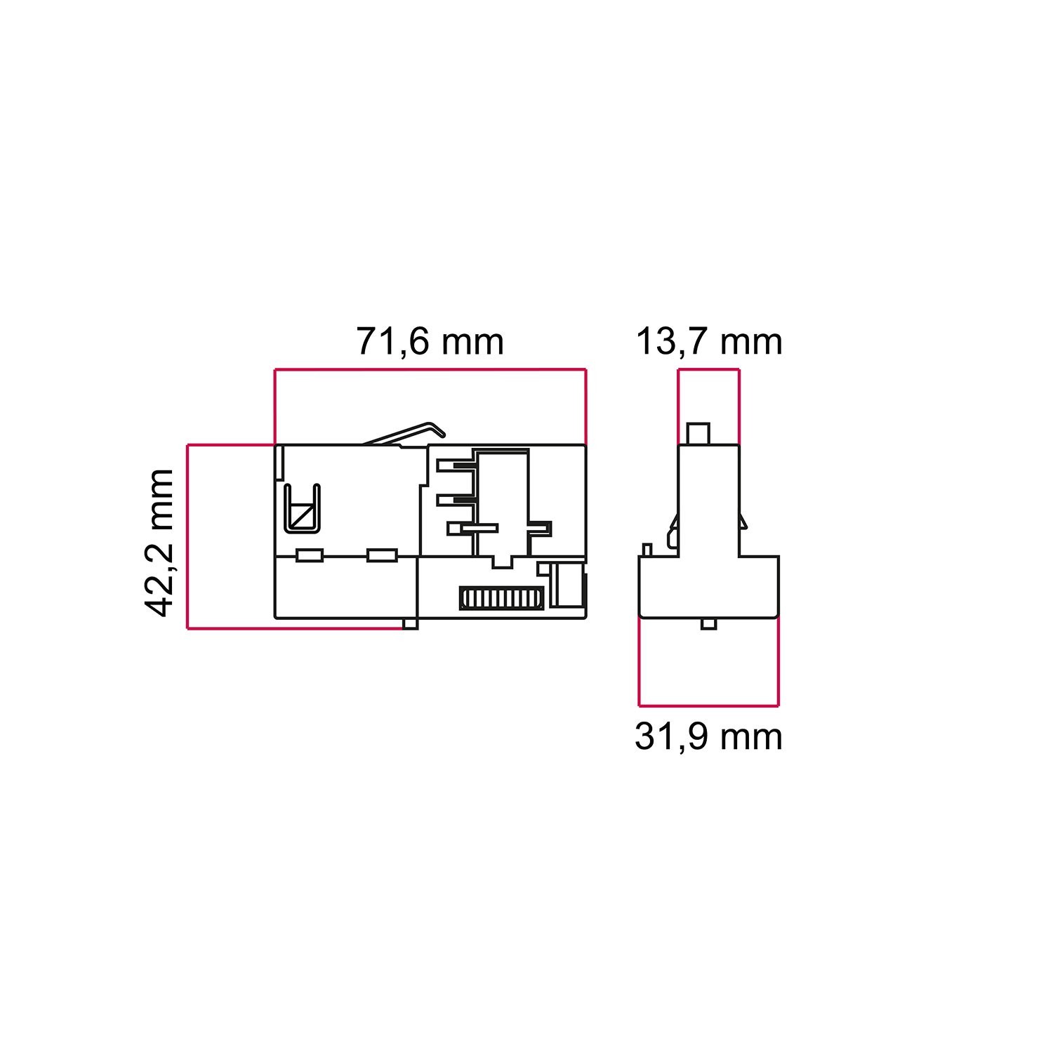 Adaptateur Stucchi pour circuits triphasés - pour suspension