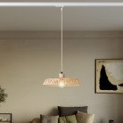 Track lamp met raffia lampenkap Moorea