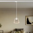 Suspension avec cône transparent Ampoule Ghost pour rails