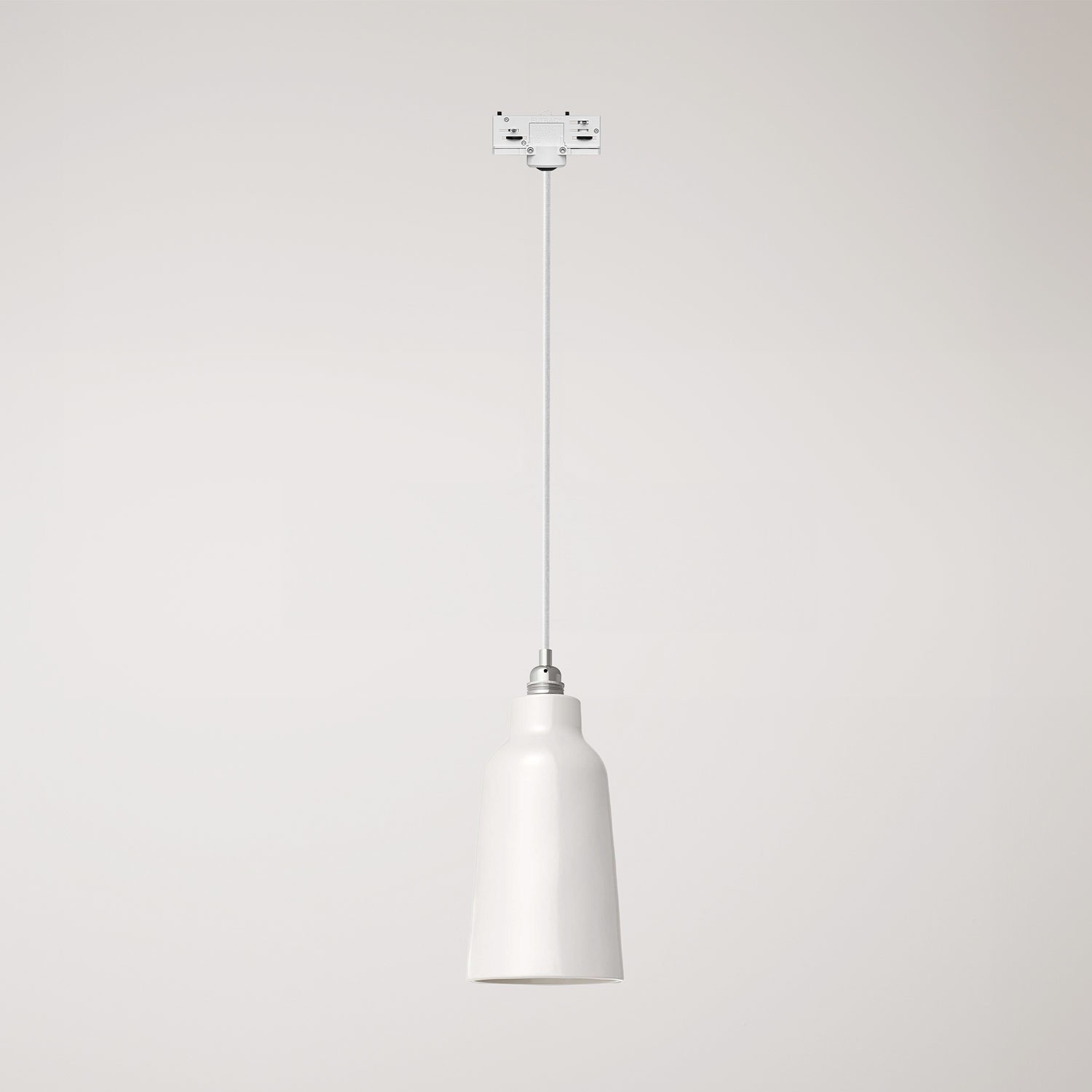 Hanglamp met Bottiglia lampenkap en railadapter