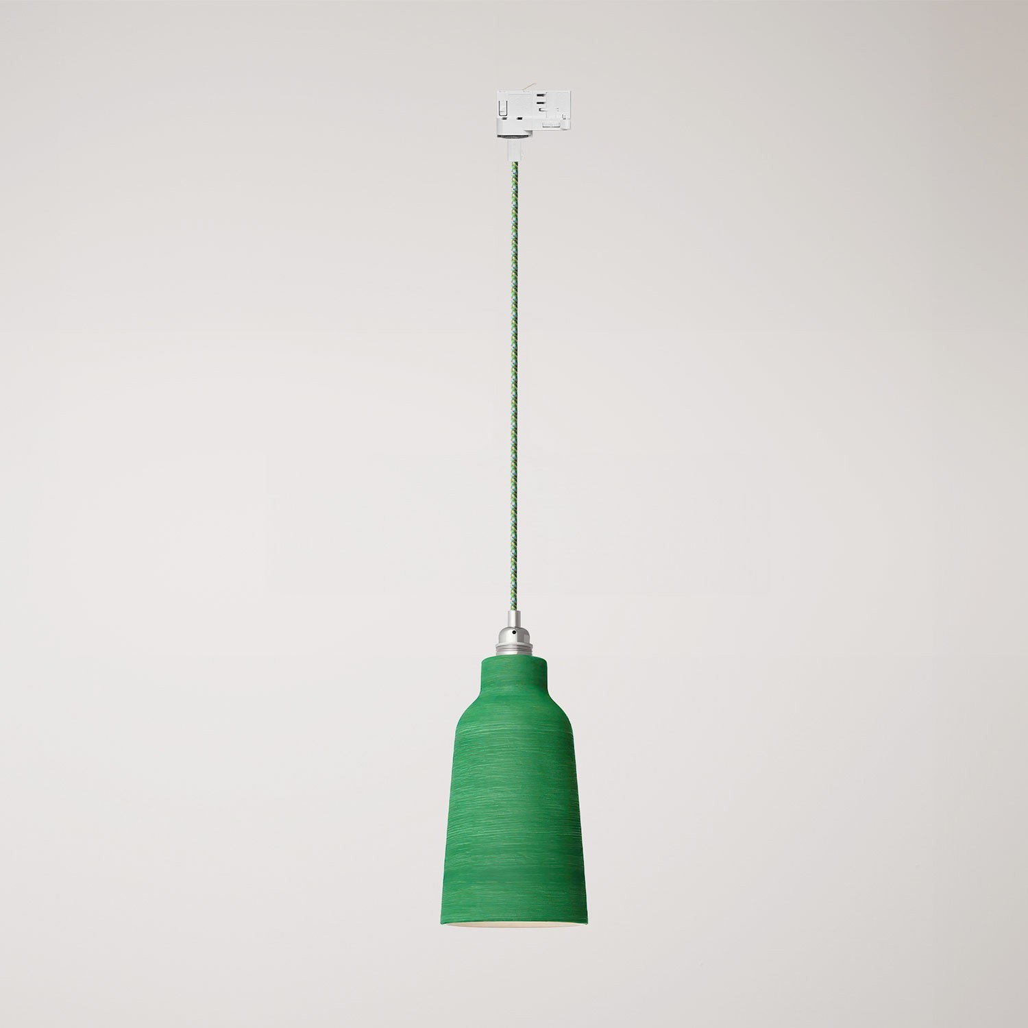 Hanglamp met Bottiglia lampenkap en railadapter