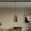 Hanglamp met Bottiglia lampenkap en railadapter