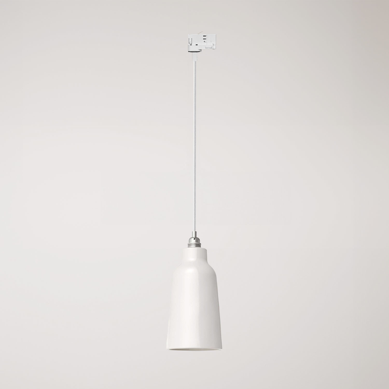 Hanglamp met Bottiglia lampenkap en railadapter