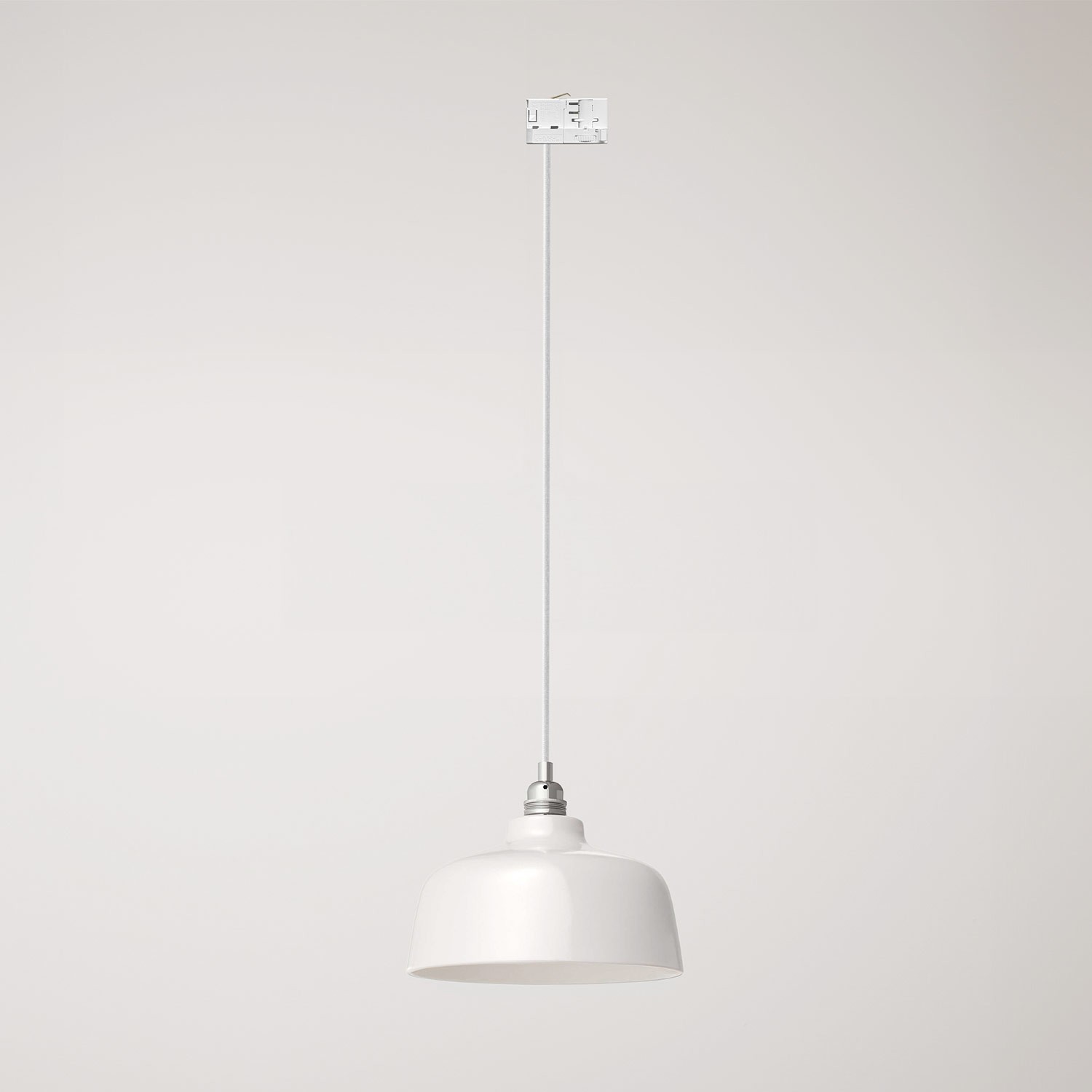 Hanglamp met Coppa kap en railadapter