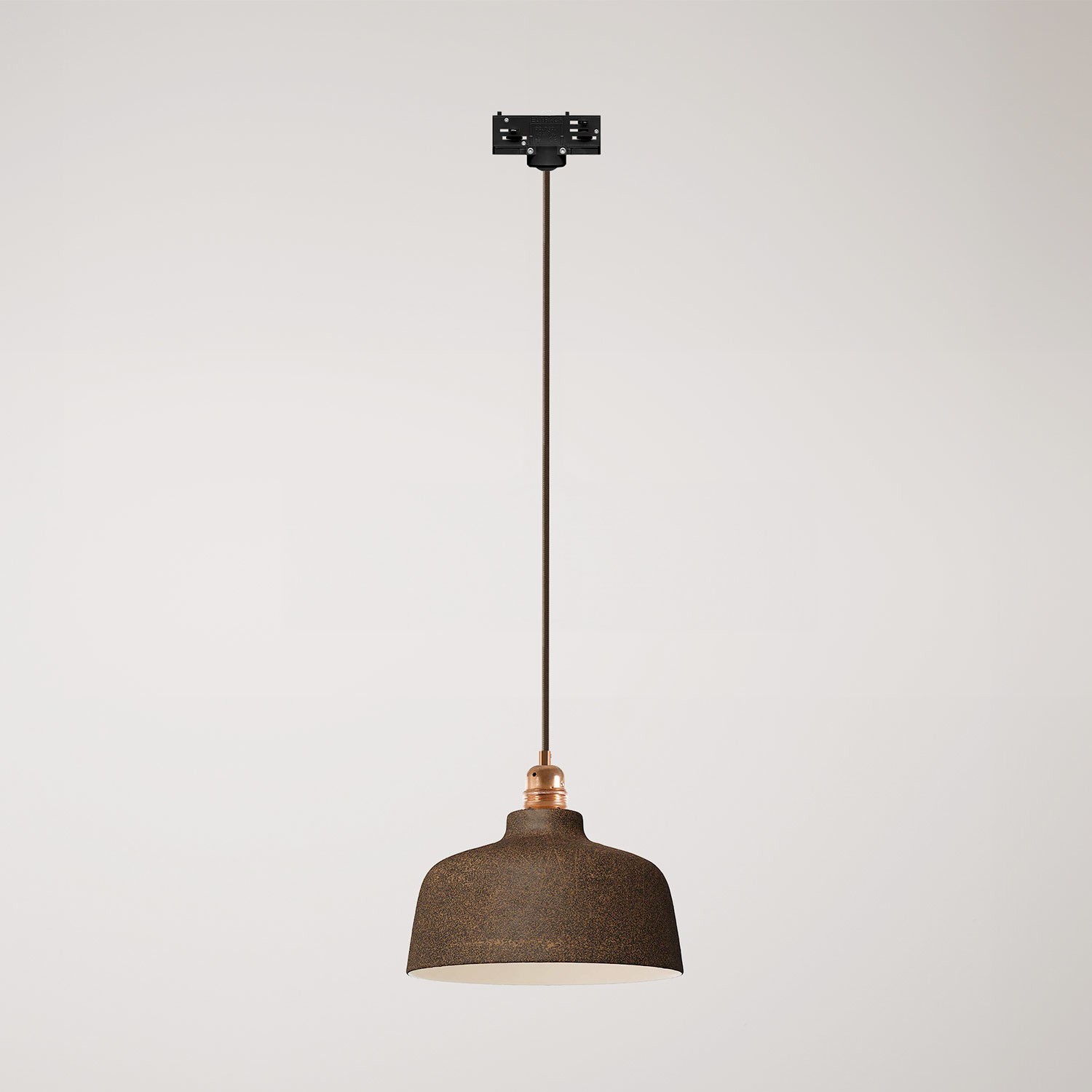 Hanglamp met Coppa kap en railadapter