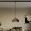 Hanglamp met Coppa kap en railadapter