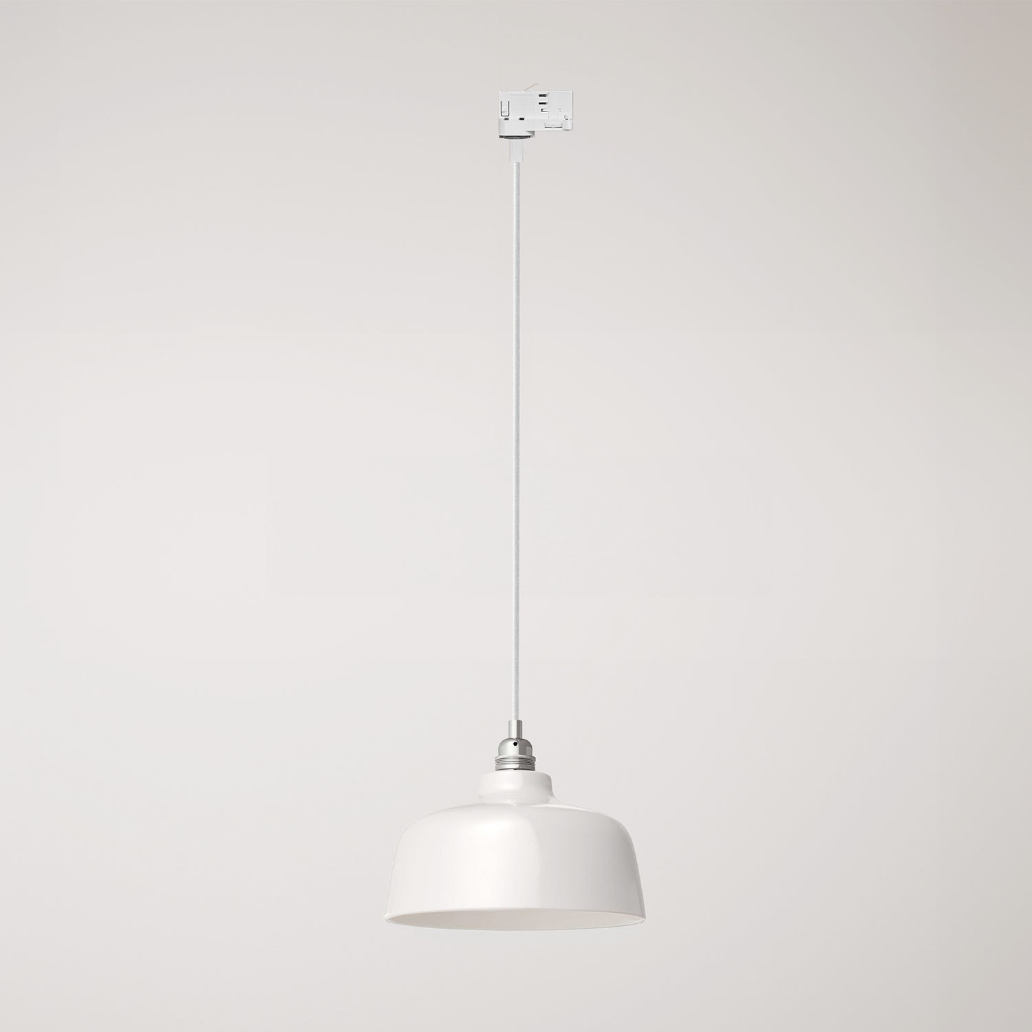 Hanglamp met Coppa kap en railadapter