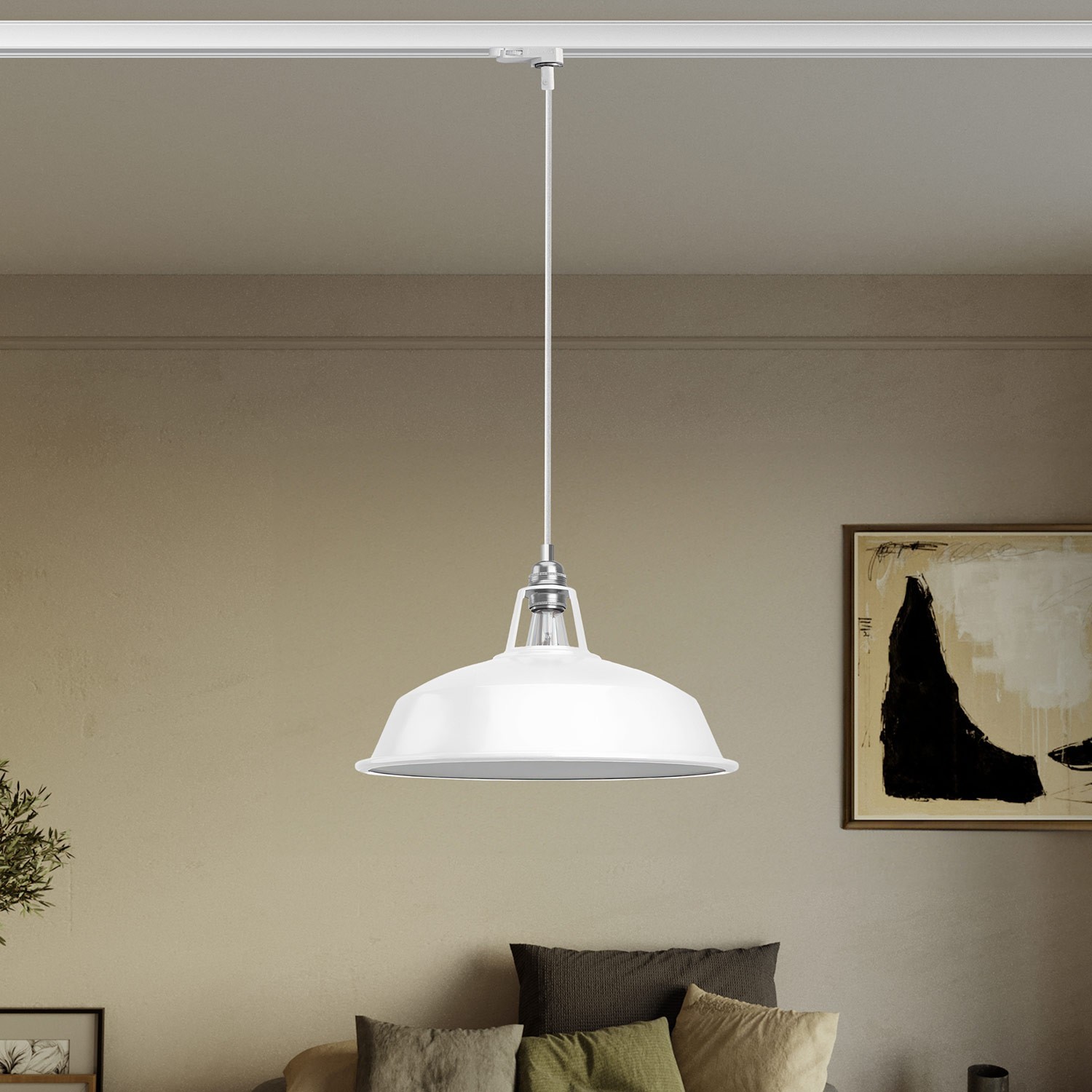 Harbour track lamp met kap