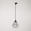 Diamond kooi hanglamp voor rails