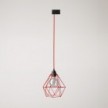 Diamond kooi hanglamp voor rails