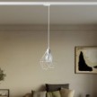 Diamond kooi hanglamp voor rails