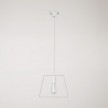 Hanglamp met Duedì kap en railadapter