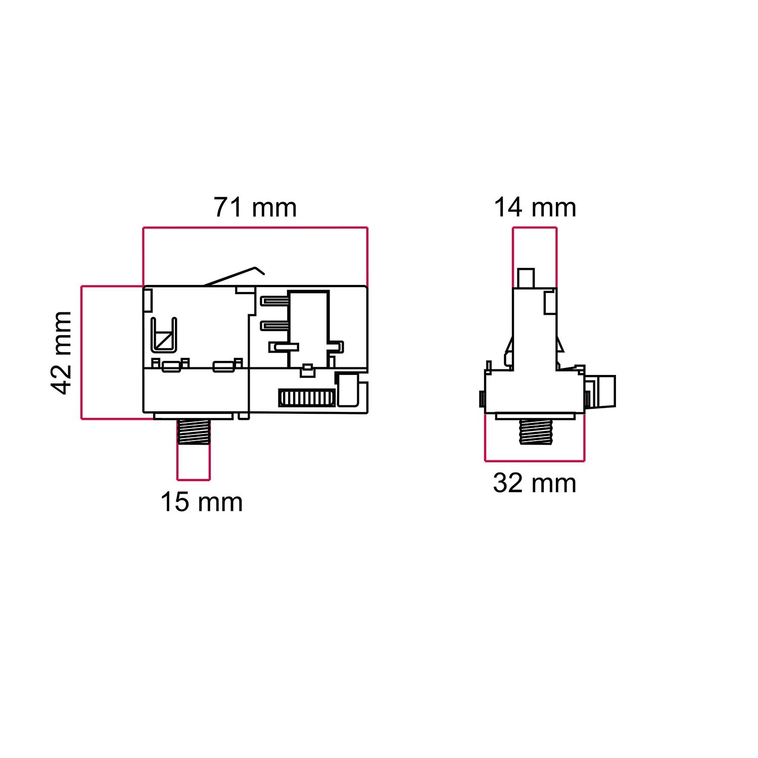 Adaptateur Powergear pour circuits triphasés - pour tube d'extension ou joint métallique