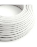 Câble textile Blanc optique coton - L'Original Creative-Cables - RC01 rond 2x0,75mm / 3x0,75mm