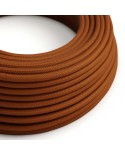 Cable textile Marron Cannelle coton - L'Original Creative-Cables - RC23 rond 2x0,75mm / 3x0,75mm