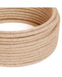 Câble textile Neutre en jute - L'Original Creative-Cables - RN06 rond 2x0,75mm / 3x0,75mm