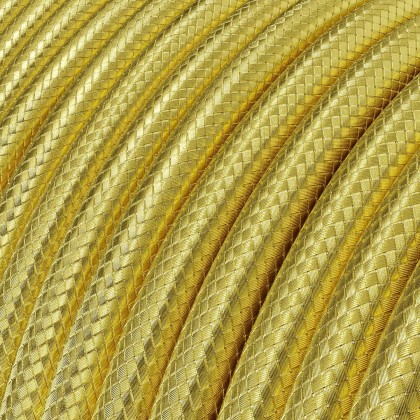 Câble textile Laiton en métal - L'Original Creative-Cables - RR13 rond 3x0,75mm