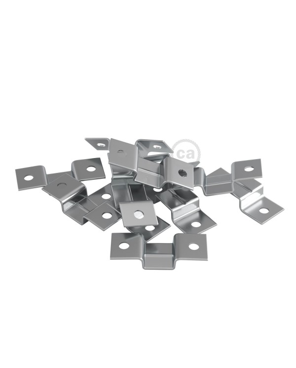 Accessoires de fixation au mur pour Système Guirlandes Lumet - lot de 10