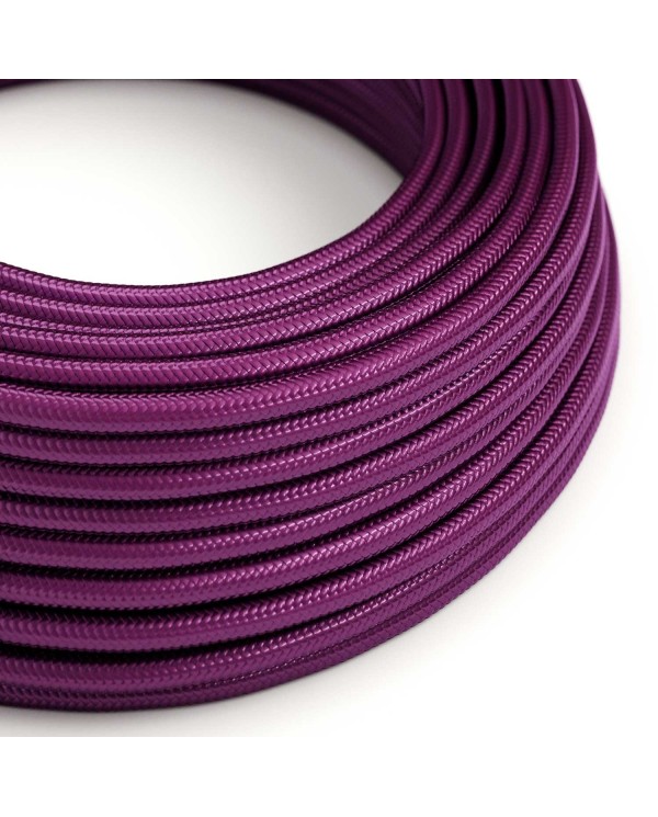 Câble textile Ultraviolet brillant - L'Original Creative-Cables - RM35 rond 3x0,75mm