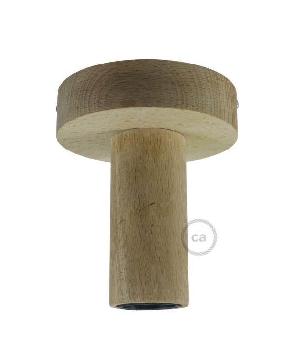 Fermaluce Wood M, houten wand- of plafondlamp