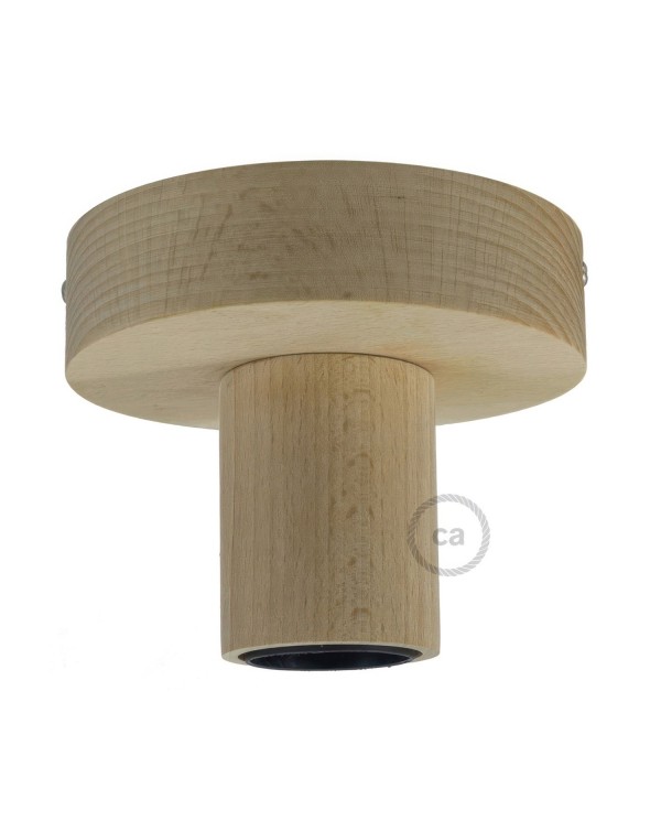 Fermaluce Wood S, houten wand- of plafondlamp