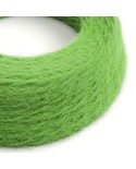 Câble textile Vert gazon Marlene - L'Original Creative-Cables - TP06 tressé 2x0,75mm / 3x0,75mm