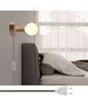 Lampe Spostaluce en bois