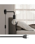 Spostaluce metalen lamp met gebogen arm