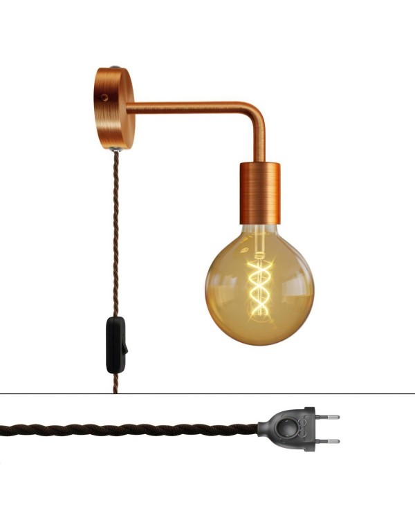 Spostaluce metalen lamp met gebogen arm