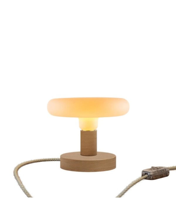 Lampe de table Posaluce Dash en bois