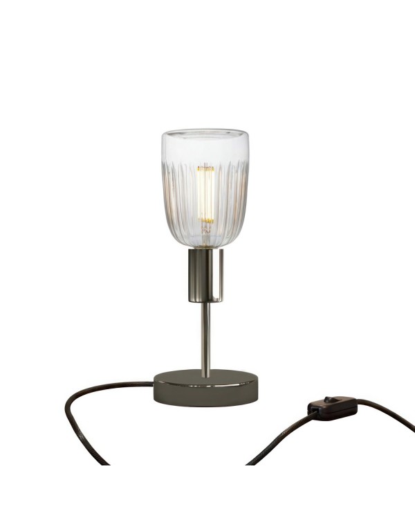 Lampe de table Alzaluce Tiche en métal