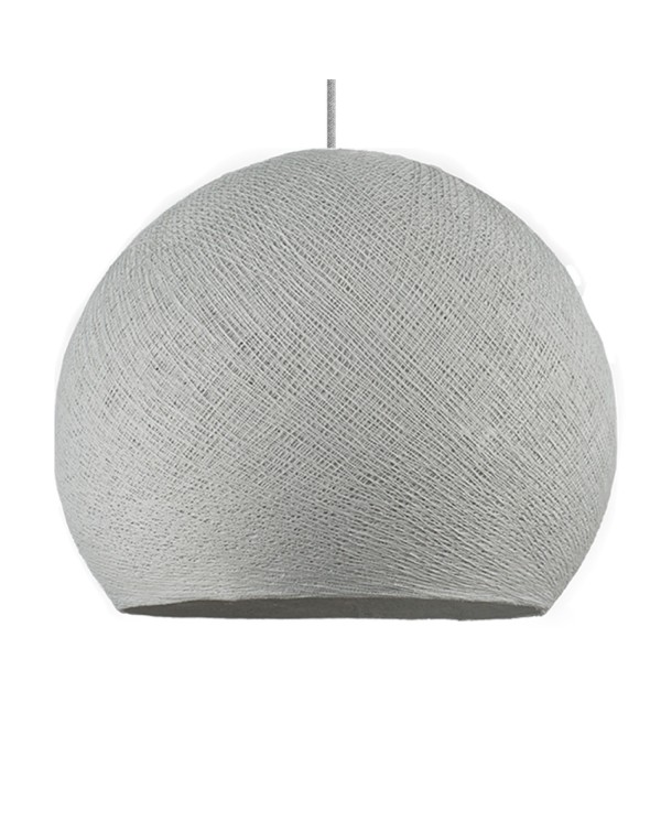 Hanglamp met hangemaakte Dome Lampenkap