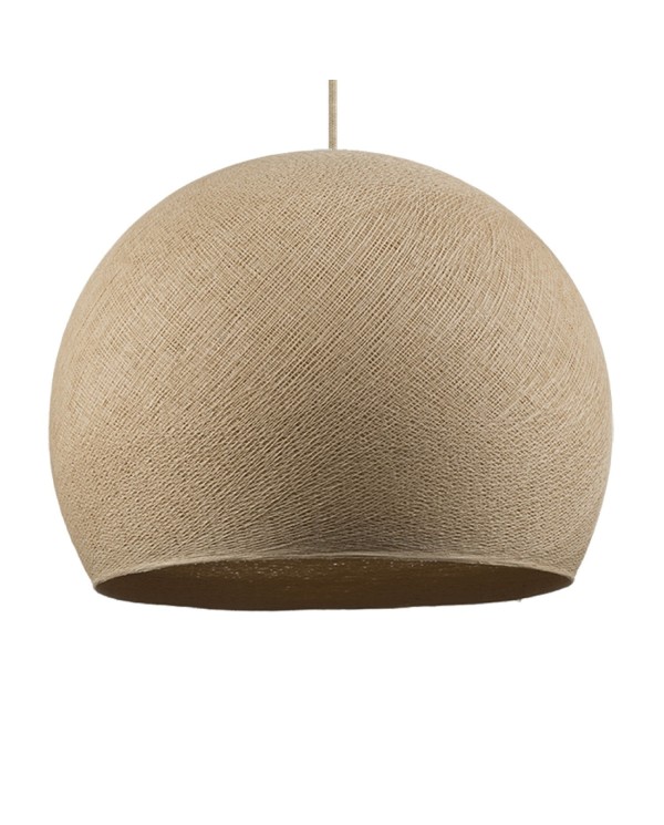 Hanglamp met hangemaakte Dome Lampenkap