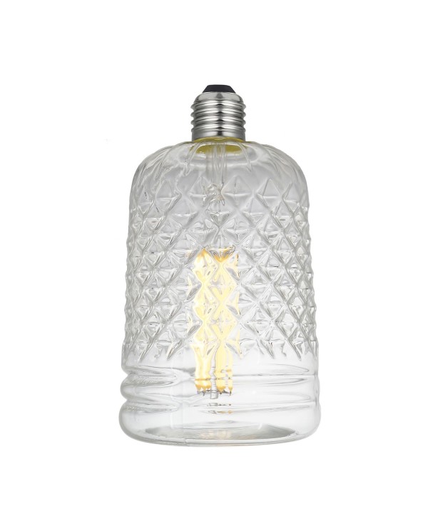 Lustre Cage avec 4 bras Crystal