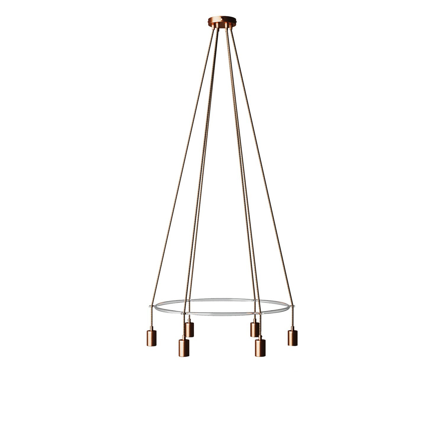 Lustre Cage avec 6 bras Globo