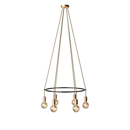 Lustre Cage avec 6 bras Globo